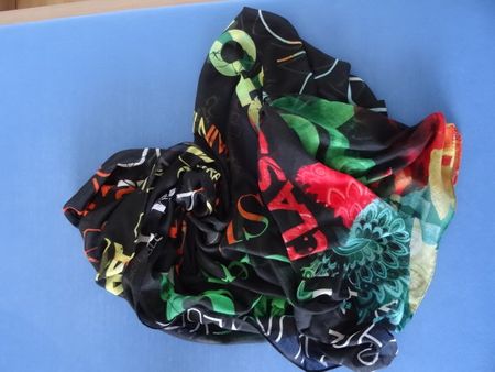 3 Stk. Schal Foulard Edelweiss