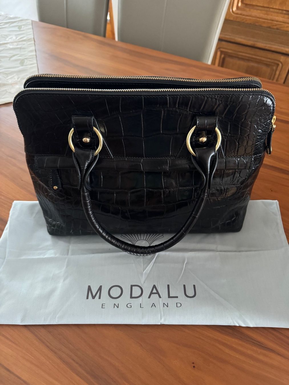 Modalu Borse da donna: Ledertasche von Modalu England - schick und elegant – Nuovo (secondo la descrizione) da Dietikon venduto da cora2767 1