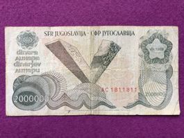 AC 1811811 - Jugoslawien 1989 - 2000000 Dinar - RAR!