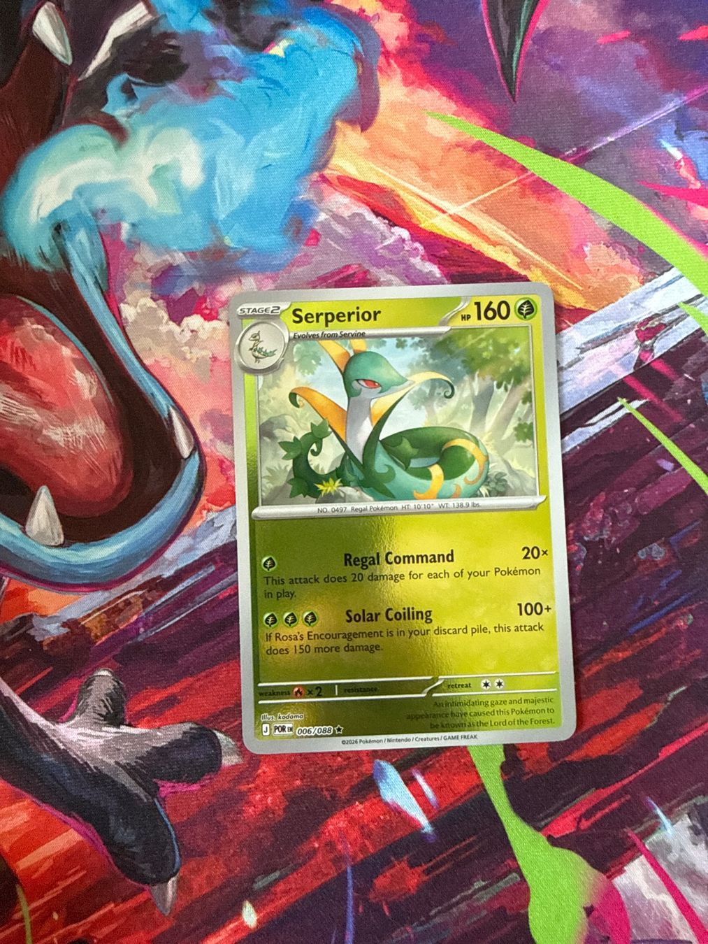 Pokémon Sammelbilder & Trading cards: Serperior Reverse Holo 006/088 Perfect Order English – Gebraucht aus Thun von venneck