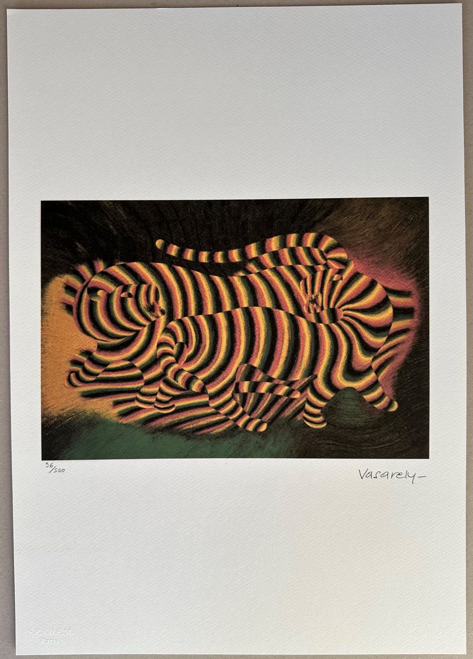 Dipinti: Vasarely: Untitled 96/500 – Nuovo (secondo la descrizione) da Meilen venduto da Smgdesign