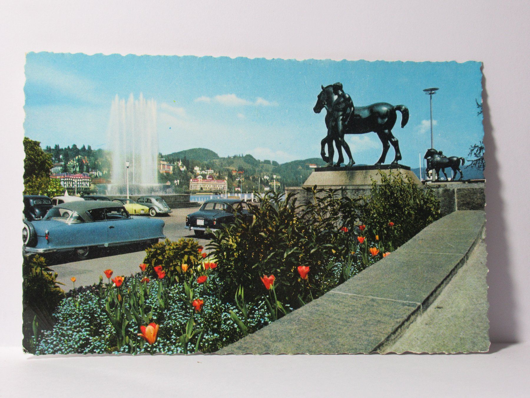 Cartoline postali: Luzern , Wagenbach  Brunnen – Nuovo (secondo la descrizione) da Grenchen venduto da Bluemchen1900