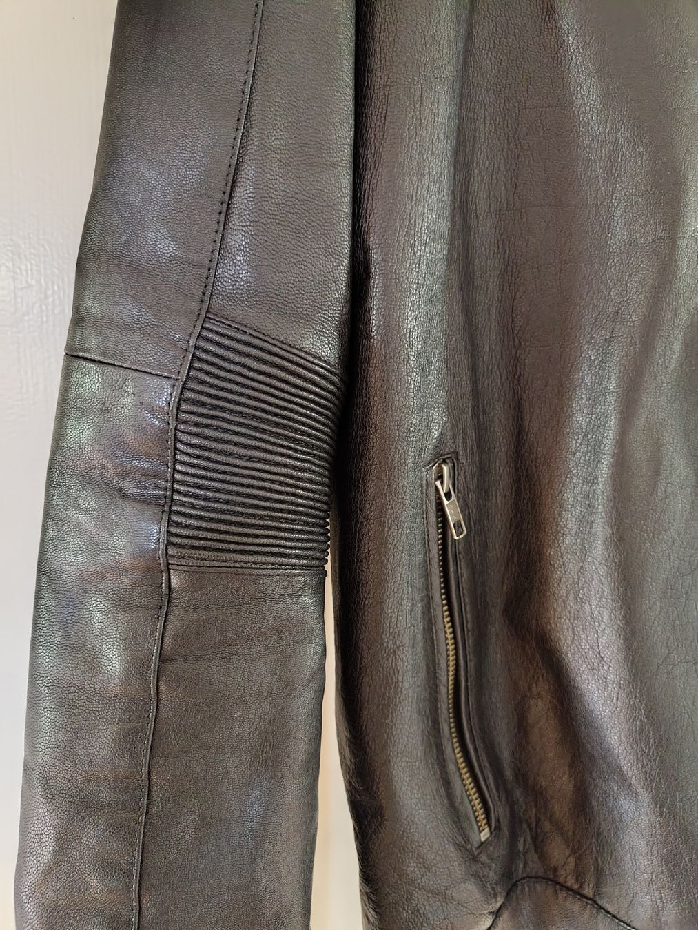 Jack & Jones Giacche: Lederjacke Ziegenleder – Usato da Aarburg venduto da Froschix 3