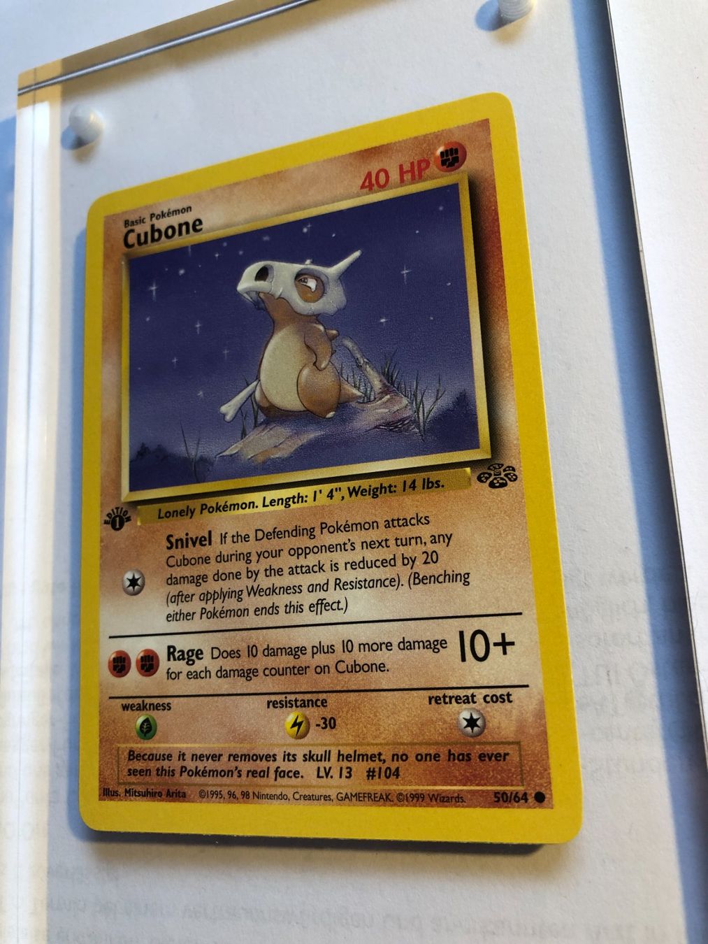 Carte collezionabili: Cubone 1st Jungle - MINT - ab 1.- – Usato da Giubiasco venduto da dan_pr8b 2