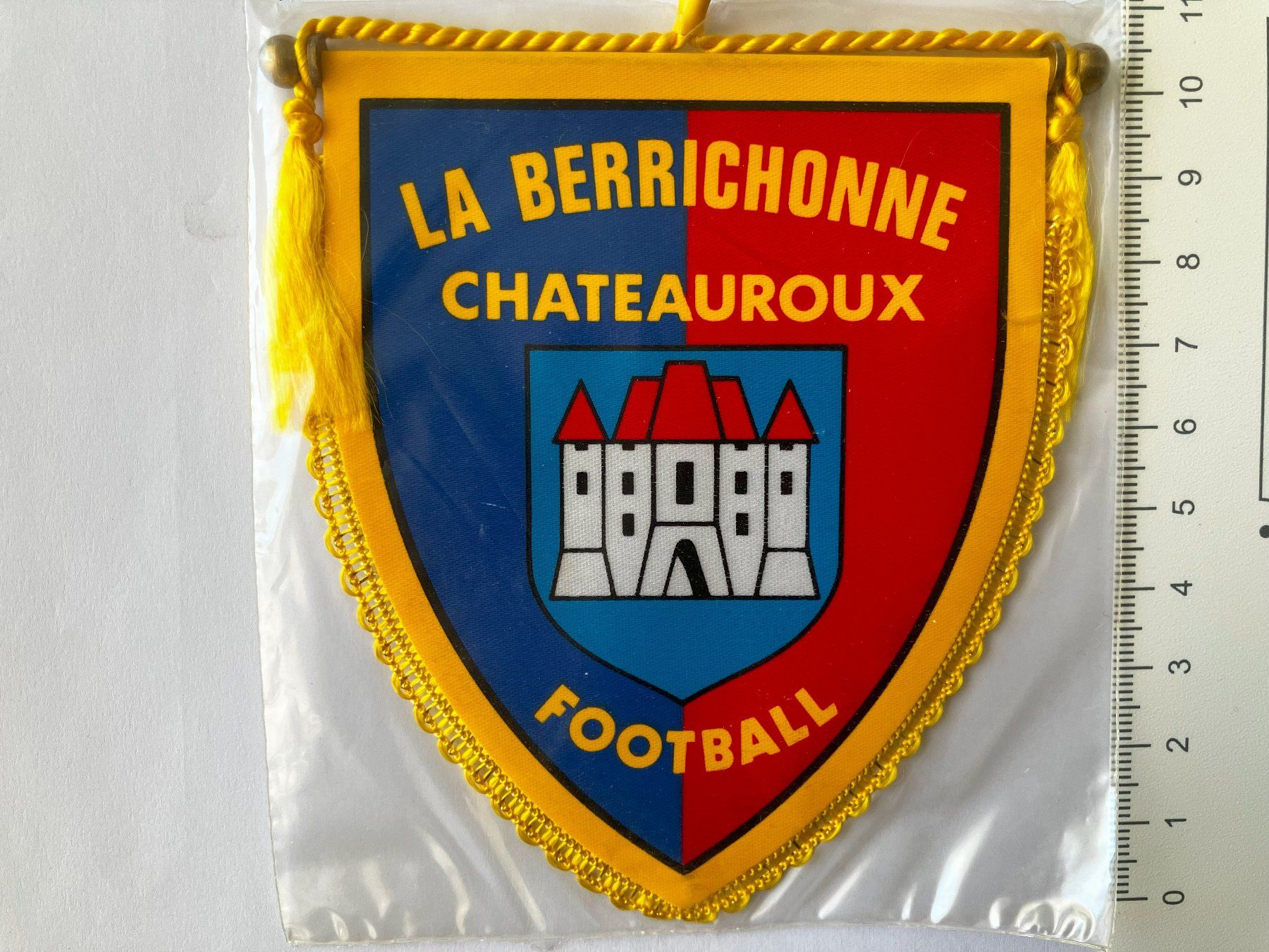 Fanion Vintage – La Berrichonne Châteauroux – Ancien Wimpel