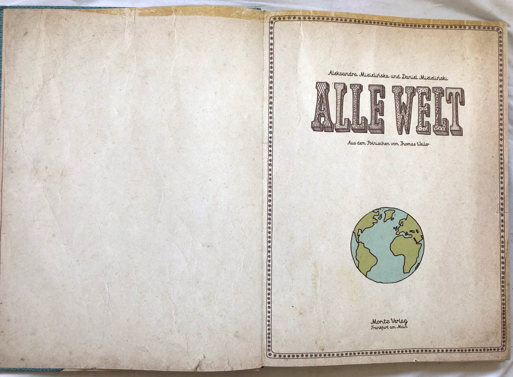 Libri: Alle Welt - Das Landkartenbuch – Usato da Schaffhausen venduto da durruti 2