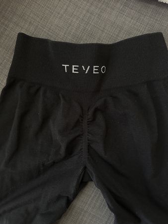 Sport Leggings Teveo schwarz eng anliegend guter Zustand