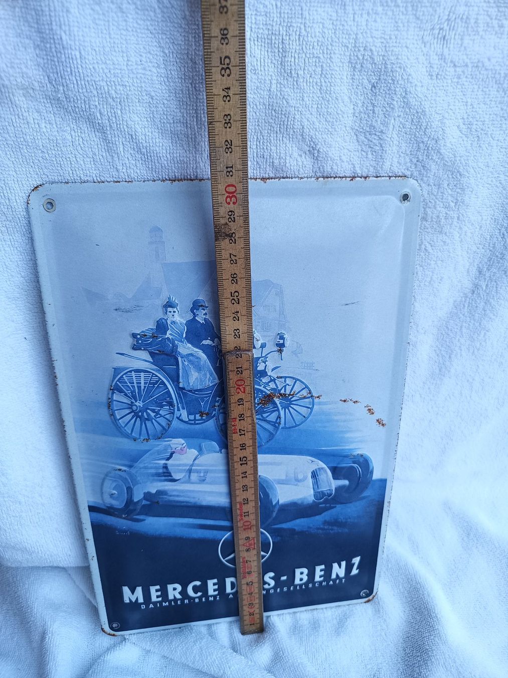 Mercedes-Benz Schilder: Blechschild Mercedes- Benz / Daimler – Gebraucht aus Oberegg von 19franzi94 4