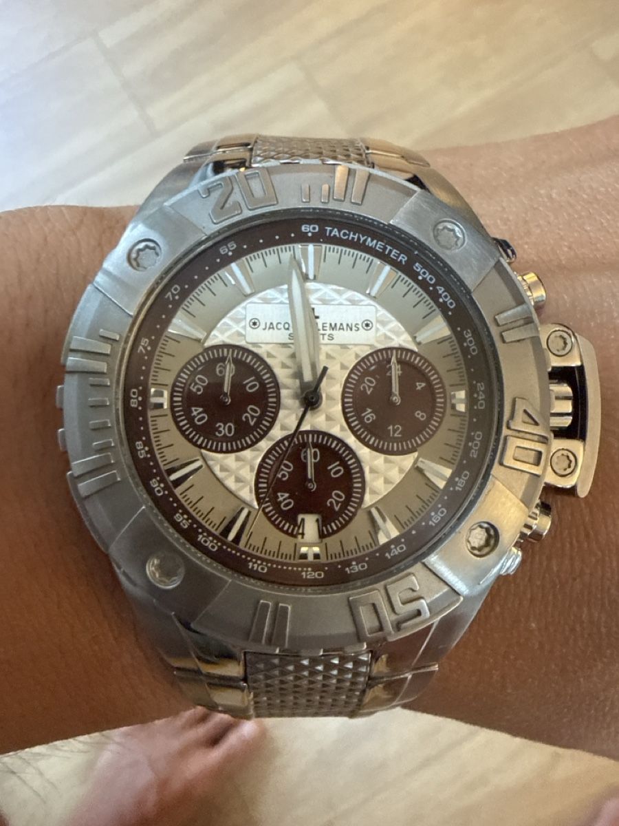 Jacques Lemans Orologi: Herrenuhr Chronograph Jacques Lemans NEU – Nuovo (secondo la descrizione) da Zollikon venduto da kobe23 3