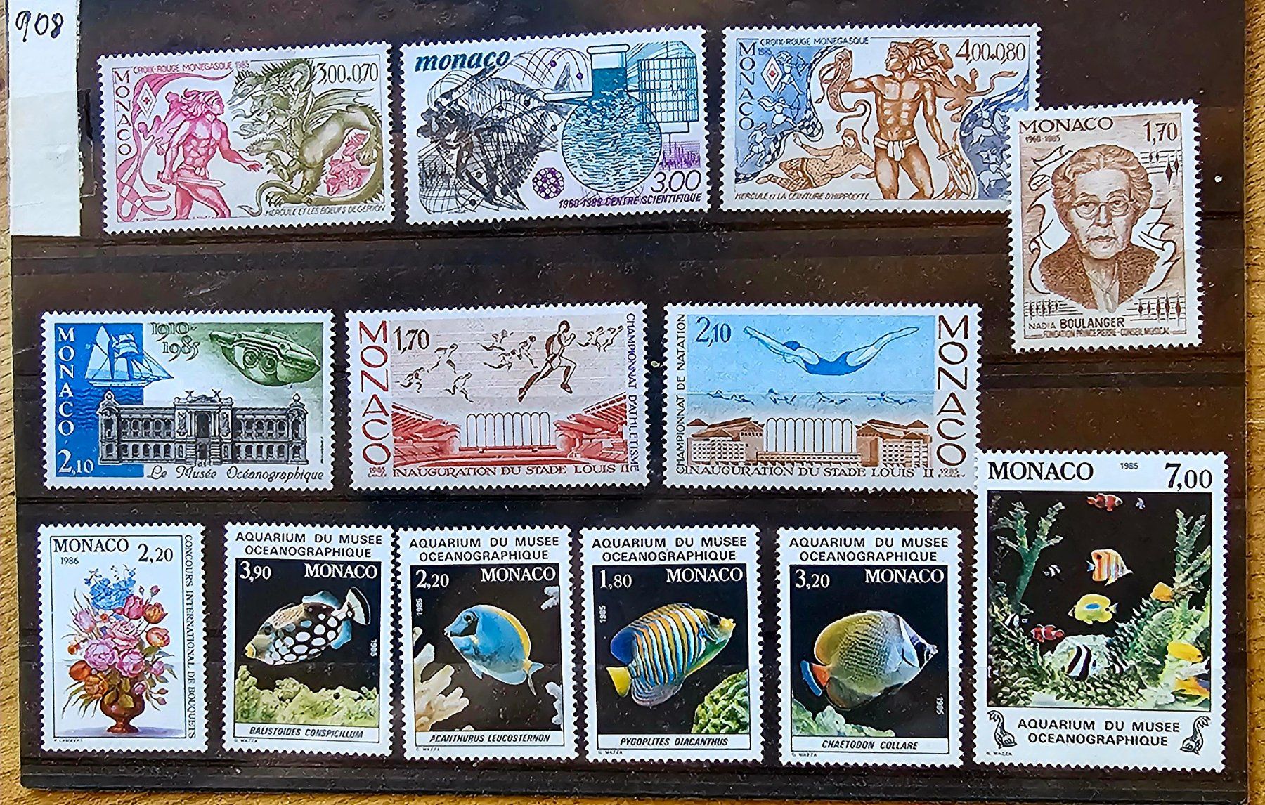 Tutti i francobolli: MONACO timbres neufs ** ~1985 – Nuovo (secondo la descrizione) da Les Valettes venduto da Nuba1
