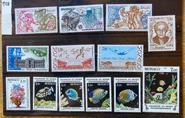 MONACO timbres neufs ** ~1985