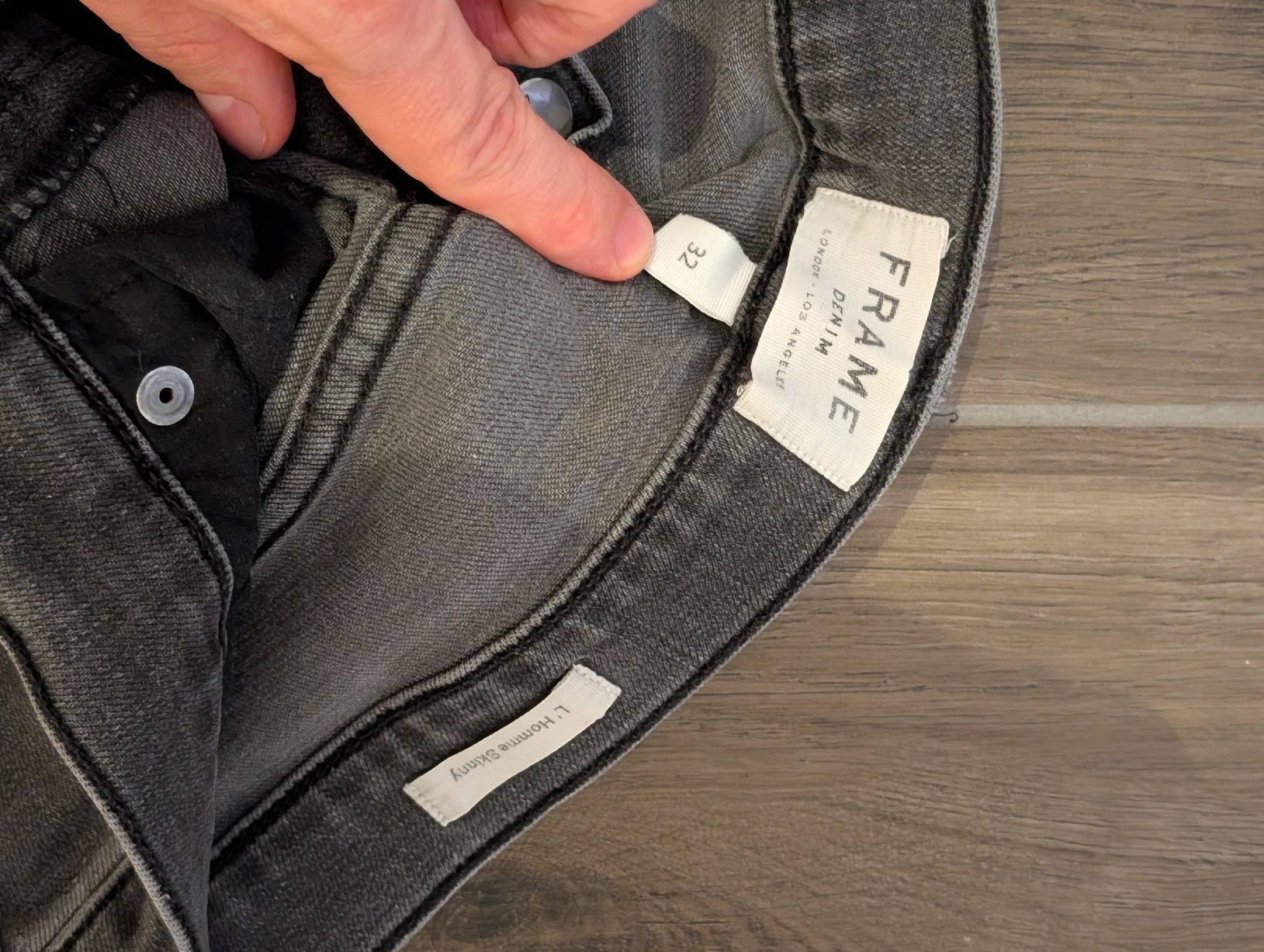 Jeans: Graue Jeans slim – Usato da Dübendorf venduto da xmistervx 2