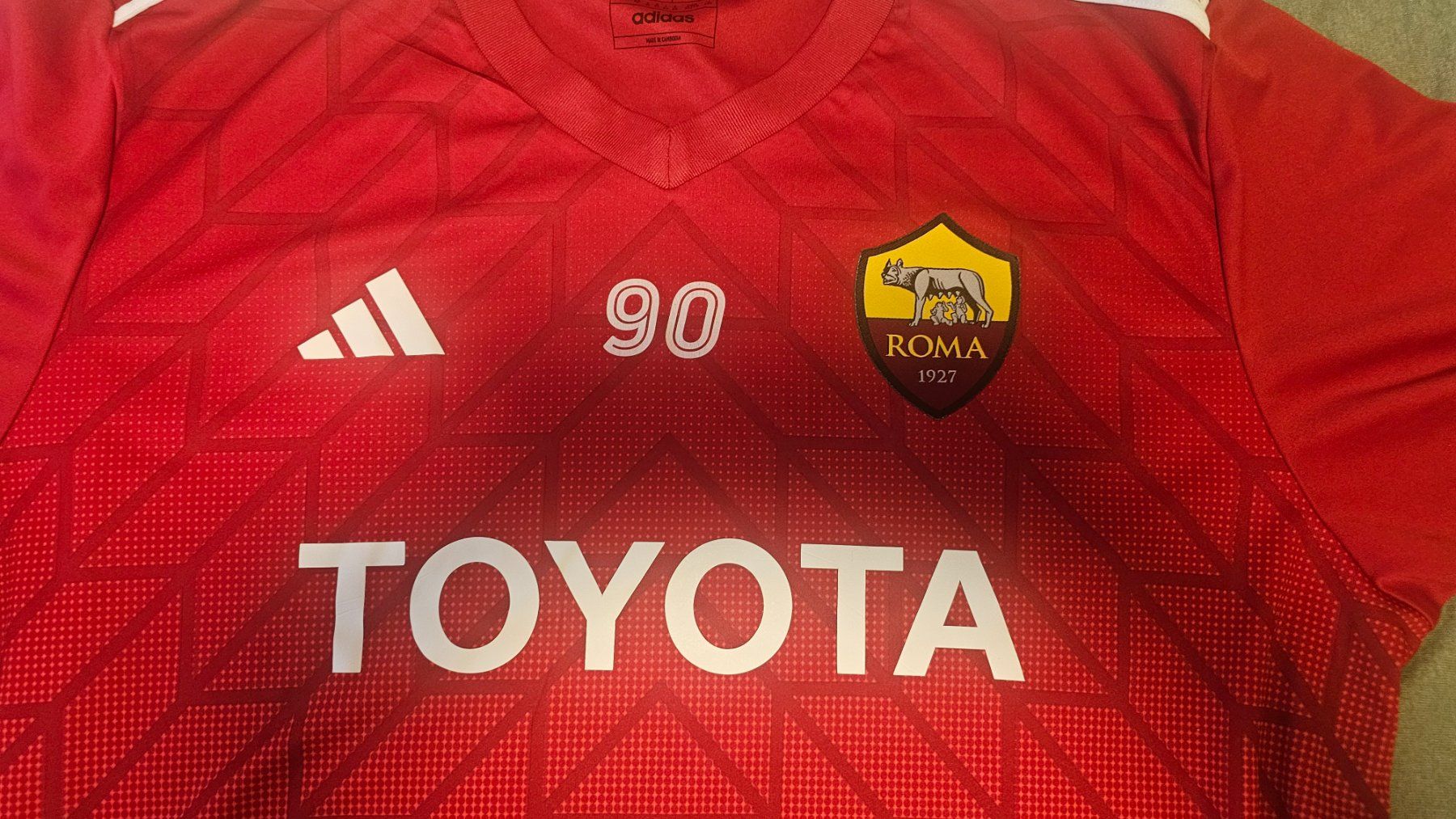 Leibchen & Hosen: Romelo Lukaku AS Roma Training worn – Gebraucht aus St-Prex von sebgav 2