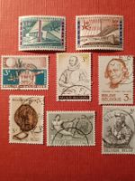 8 Briefmarken Belgien, verschiedene Jahrgänge