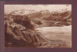 MONTREUX et environs - Vol d'oiseau