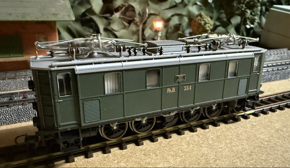 Bemo Modelleisenbahnen: Bemo 1291 104 RhB Ge 4/6  Stangenellok Nr. 354 – Gebraucht aus Bauma von Shotgunmann 2