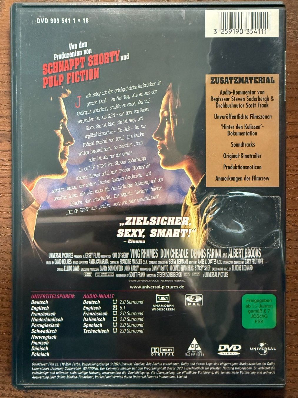 Tutti i DVDs: Out of Sight – Usato da Zürich venduto da FilmFreunde 1