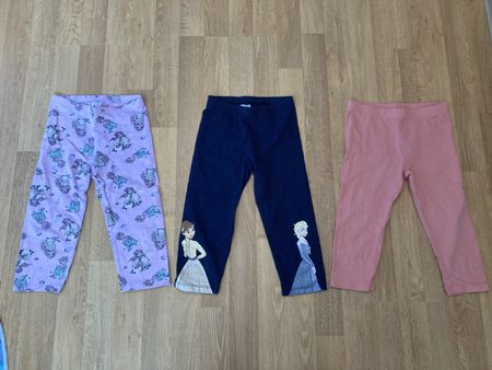 Mädchen 3/4 Leggings Gr. 122