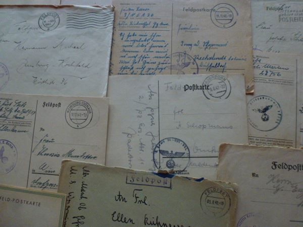 Tutti i francobolli: Lot ++ über 30 alte Belege Feldpost DR – Usato da Walkringen venduto da Casablanca777 5