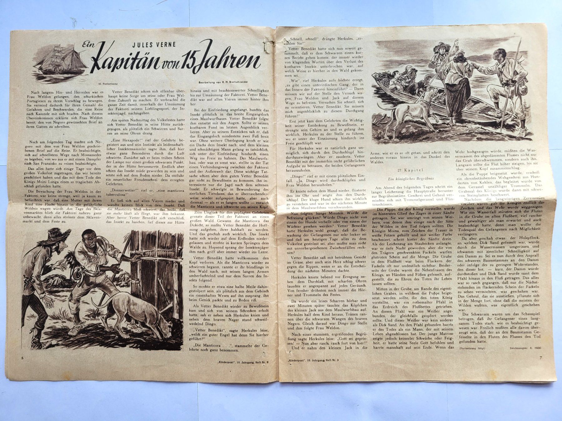 Zeitschriften & Magazine: Die Kinderpost Heft 9 / 1955 – Gebraucht aus Schöftland von huair 2
