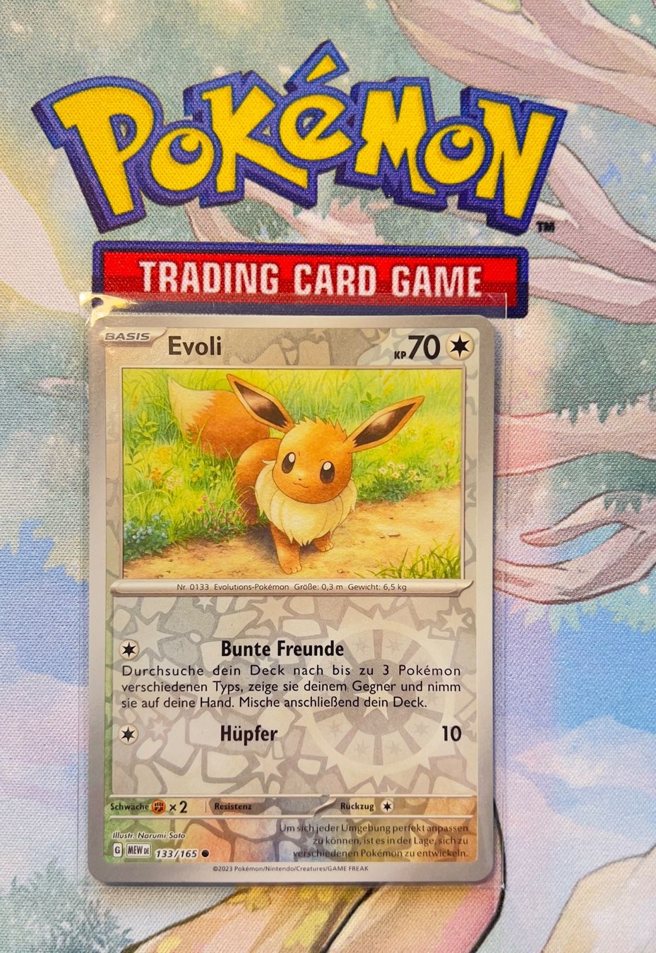 Cartoline: Evoli Reverse Holo (Deck 151) 133/165 – Nuovo (secondo la descrizione) da Sempach venduto da R-G