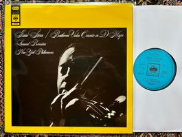 Beethoven Violin Concerto Isaac Stern Bernstein LP GEWASCHE