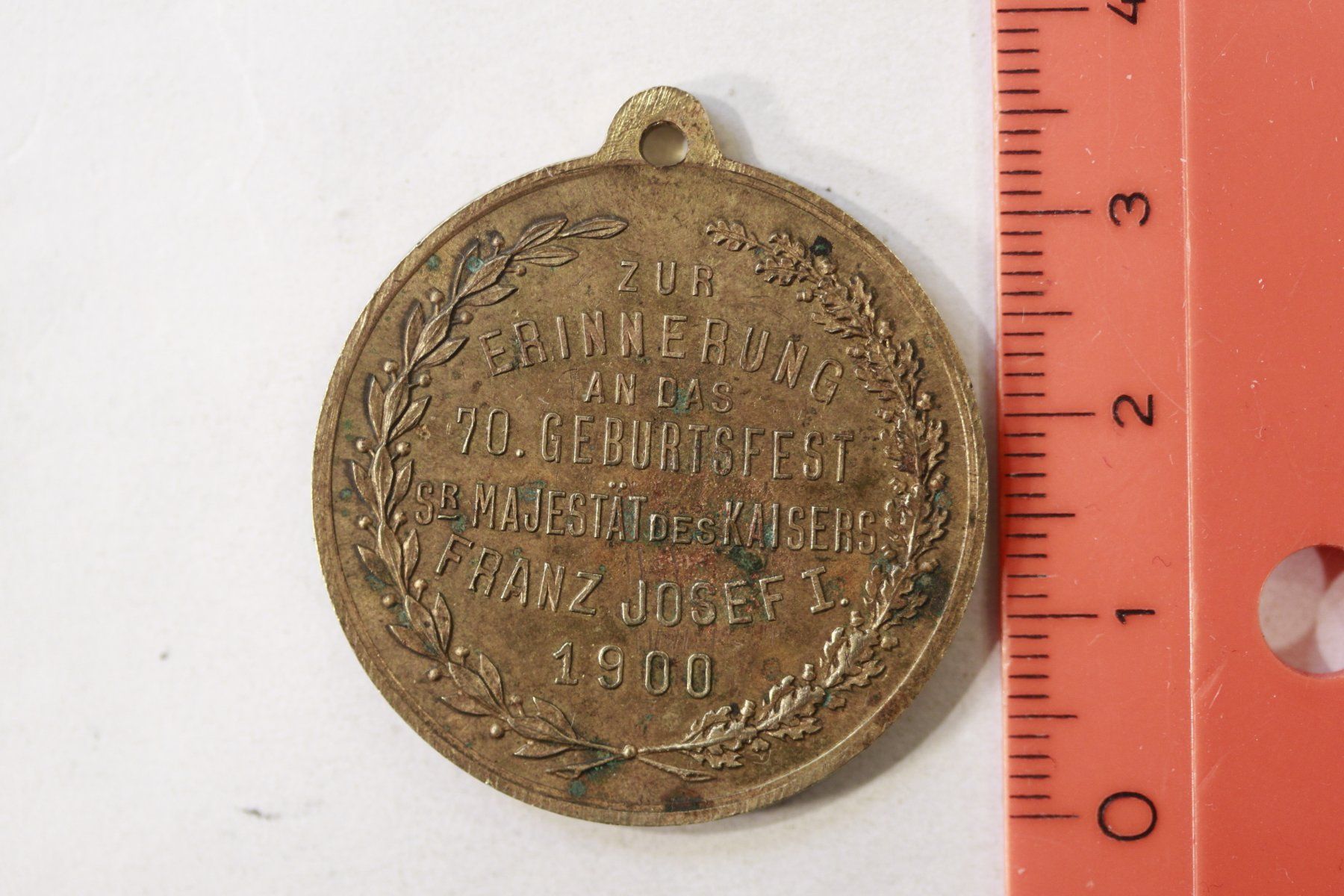 Medaglie: Medaille autriche 1900 – Usato da La plaine venduto da 7A6T2ME 1
