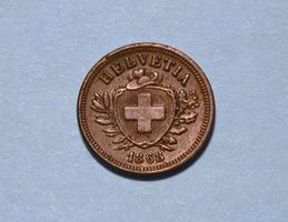 1 Rappen 1868