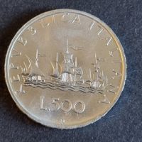 500 Lire 1987 Italie ARGENT