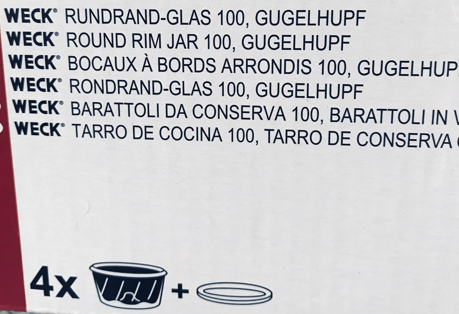 Pyrex Backformen: WECK-Gugelhupfglas mit  Glasdeckel – Neu und originalverpackt aus Frauenfeld von berk39 4