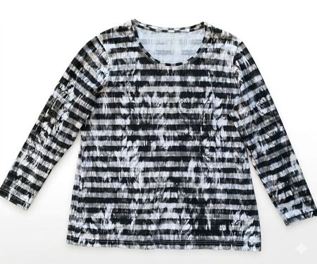 Damen Longsleeve Steilmann Edition Prima Cotton Gr. L Strass