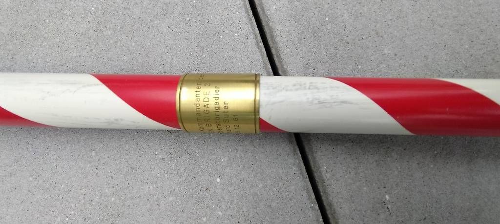 Bandiere: Bataillon Fahne mit Tragestange – Usato da Steinach venduto da Tsgweh 5