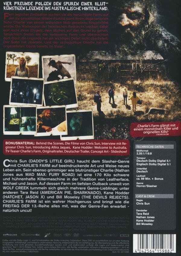 Tutti i DVDs: CHARLIE'S FARM.............uncut – Usato da Reinach AG venduto da Masi 1