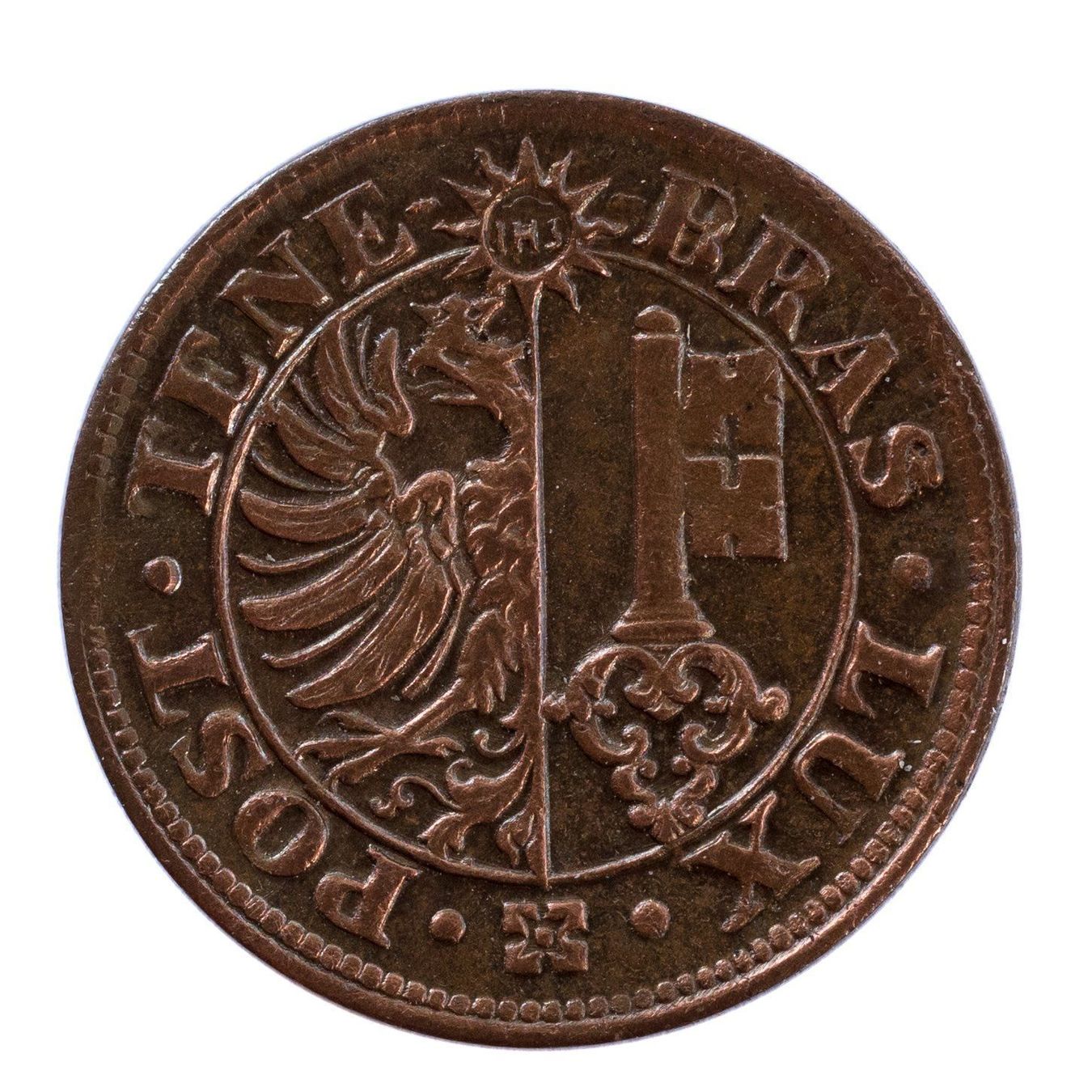 Tutti le monete: Genf - 1 Centime - 1840 – Usato da Rotkreuz venduto da Swiss-Coins