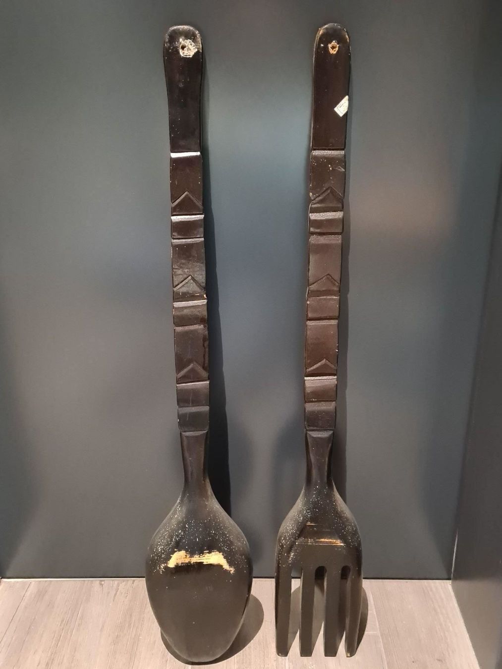 Set di posate: Deko Holz Besteck Gabel Löffel – Usato da Lengnau AG venduto da Scheslain01 1