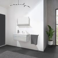 16826 - Badmöbel Set WANGEN BIG M - Grau