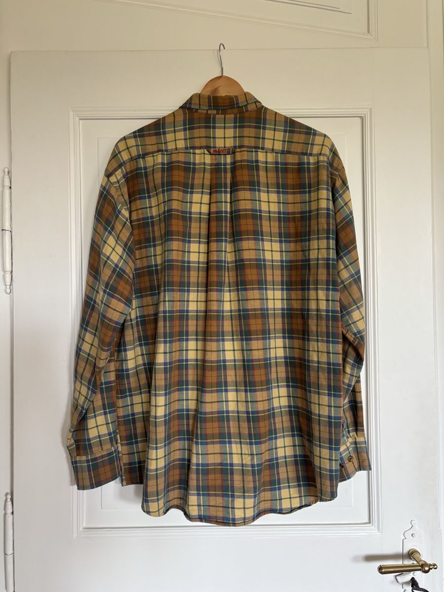 Gant Camicie: Gant Karo Hemd Gr. M/L 100% Baumwolle – Usato da Bern venduto da emski 2