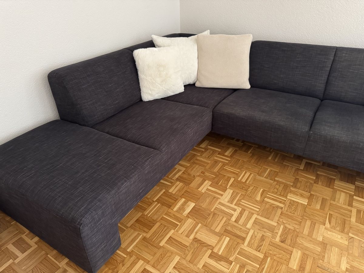 Sofas: Gemütliches Ecksofa in Anthrazit von Micasa – Gebraucht aus Thun von Fralma84 3