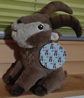 Peluche bouquetin brun en peluche NEUF avec étiquette 