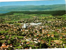 Menziken Aargau Fliegeraufnahme