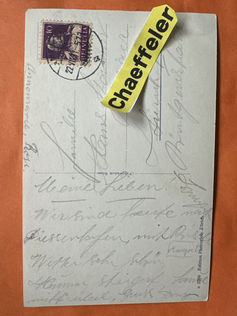Cartoline postali: Originale, alte Ansichtskarte von Stein am Rhein, 1931 – Usato da Zürich venduto da Chaeffeler 1