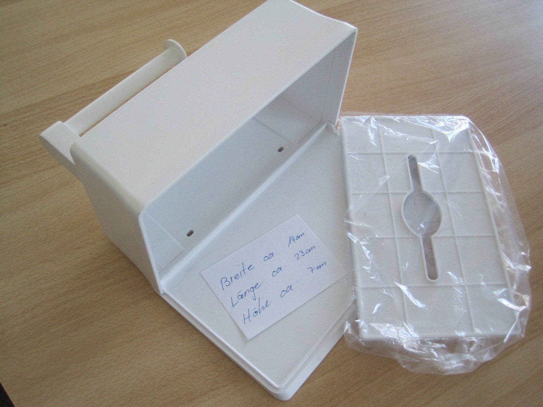 Wandhalterungen: Toilettenpapierhalterbox weiss  Neu... – Neu und originalverpackt aus Schachen LU von moepsli5 2