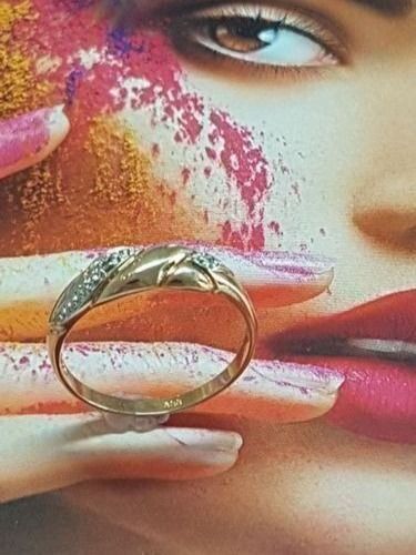 Bagues: Stilvoller Ring mit 4 Diamanten – Neuf (Voir description) à Unterägeri par Altgoldschmuck 2