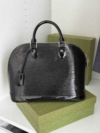 LOUIS VUITTON Alma PM Black Electric Epi