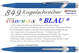 849.135 Colormat-X BLAU * 849 Caran d'Ache * Goliath Blau M