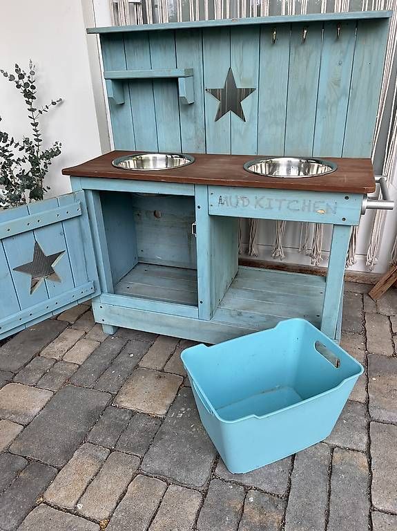 Cucine complete: Tolle Kinderoutdoorküche/Matschküche – Usato da Halten venduto da raaah03 1