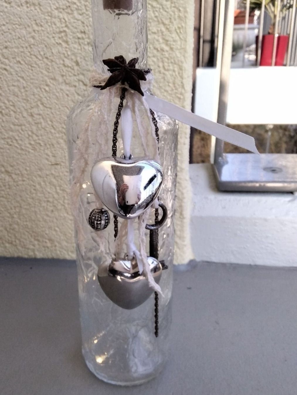 Tutte le decorazioni: SHABY CHIC DEKO FLASCHE MIT LED LICHT – Usato da Biel/Bienne venduto da dasi3 2