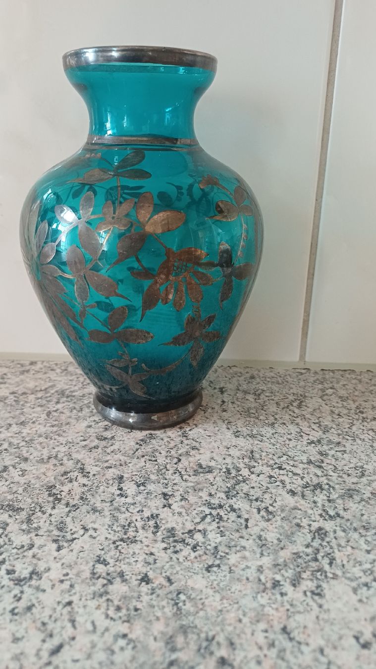 Vasi & Recipienti: Schöne Vase mit versiberung  – Usato da Flawil venduto da Naphtali 6