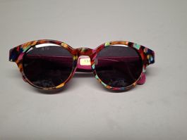 Kenzo Sonnenbrille Damen, bunt, pink, Made in France Neu