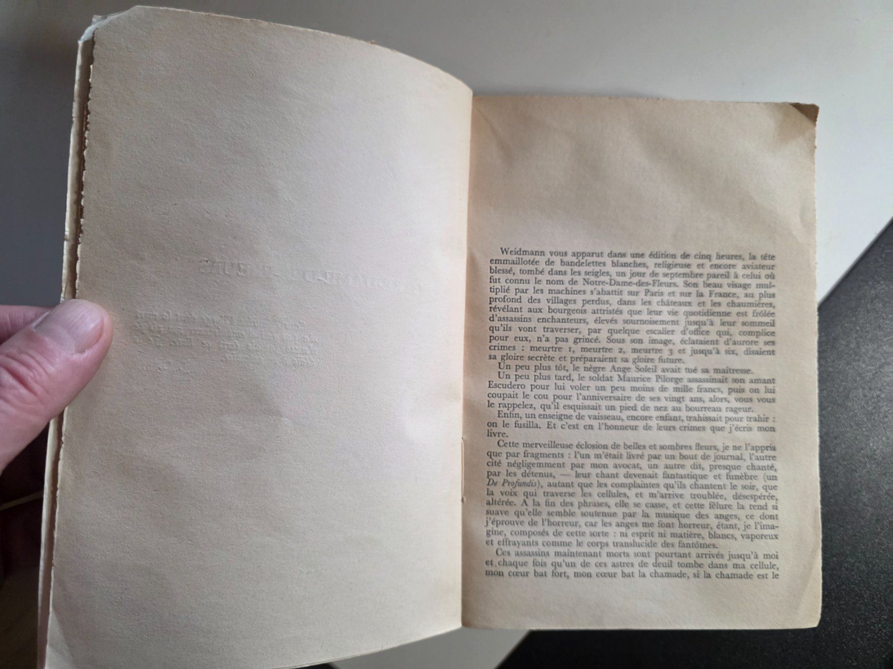 Bücher: Jean Genet - Oeuvres Complète - Notre Dame - 1951 – Gebraucht aus Walterswil BE von Lonitti 7